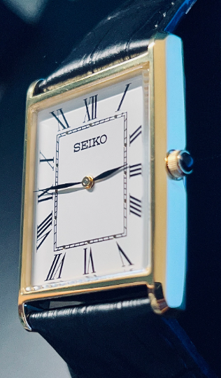 NEW - Seiko Tank - Dress Watch - calibre 4N30 - 38 x 28 mm size