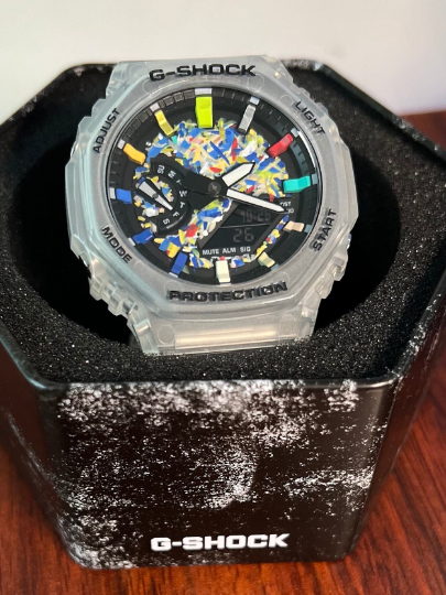 Casio G-Shock ga2100 MOD - Handpainted