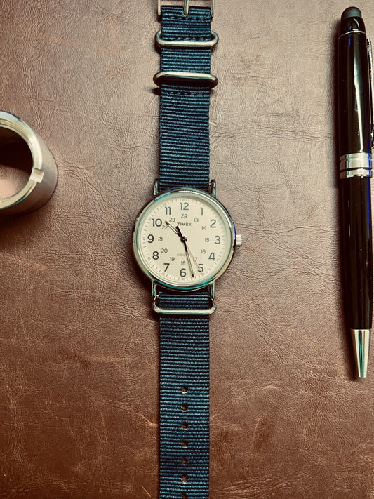Brand New - Timex Gents Weekender Watch TW2T29200, with Original Packaging