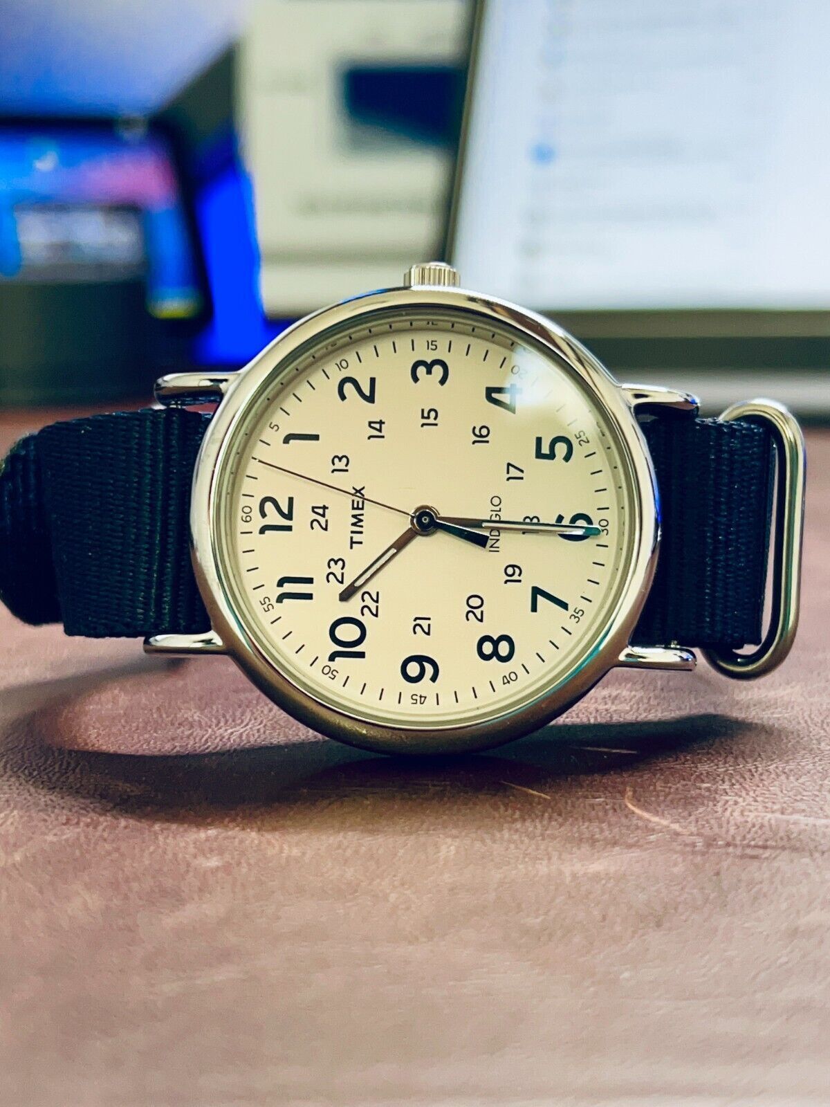 Brand New - Timex Gents Weekender Watch TW2T29200, with Original Packaging