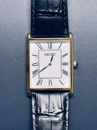 NEW - Seiko Tank - Dress Watch - calibre 4N30 - 38 x 28 mm size